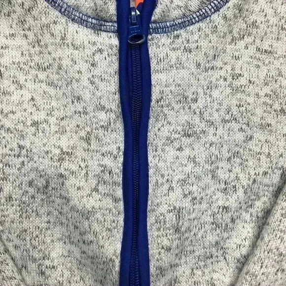 Joe  Fresh Zip-Up Sweater Grey & Blue Size 3T - Picture 5 of 16